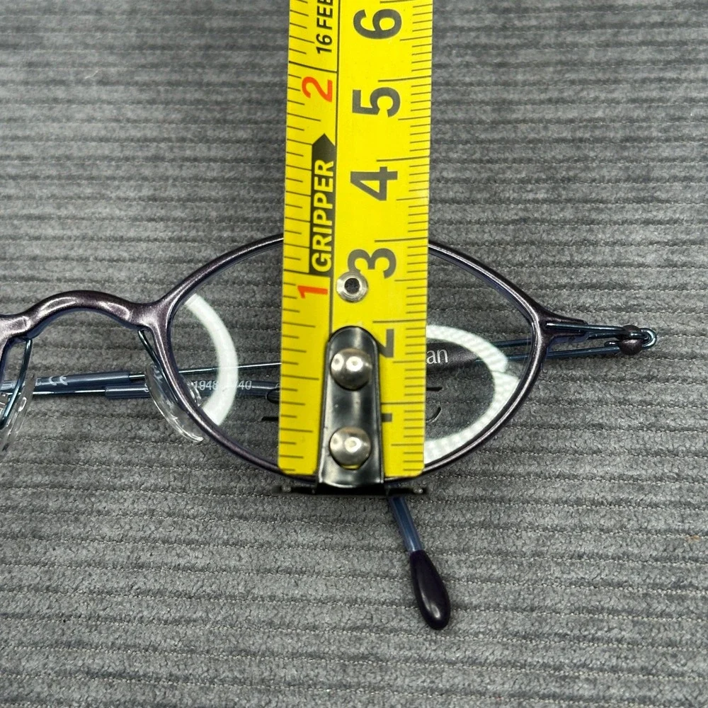 Silhouette Titan SPX Y2K Purple Blue Oval Eyeglasses Austria 48-18-140
